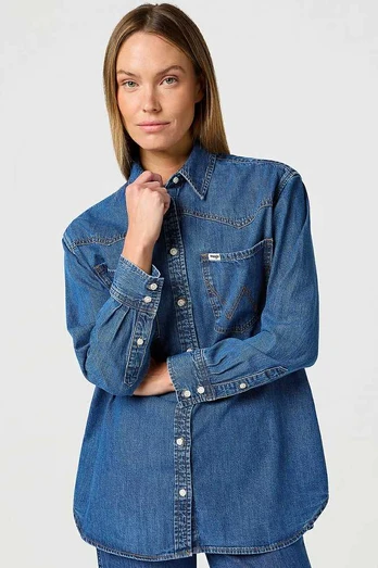 Džinsiniai marškiniai WRANGLER