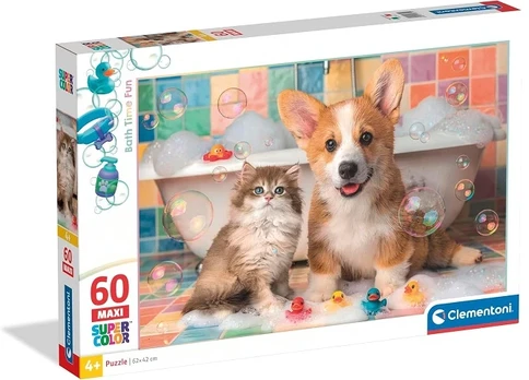 Clementoni CLE puzzle 60 maxi Bath Time Fun 26321