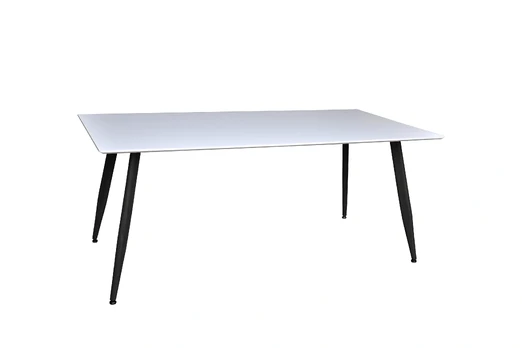 Valgomojo stalas Polar - 180x90xH75cm, Juoda/Balta