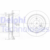 Stabdžių diskas DELPHI BG3662C kaina