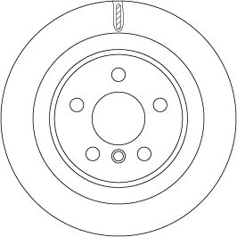 TRW DF6755 Brake Disc