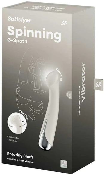 SATISFYER SPINNING G-SPOT 1 Raudonas