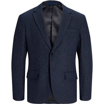 Švarkas vyrams, Mėlyna, JPRTWEED BLAZER SLIM F