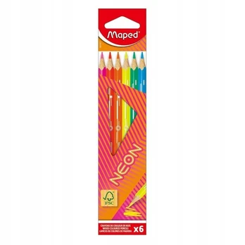 Maped Colorpeps Neon kreidelės, 6 vnt.