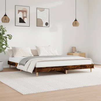 Lova Lovos rėmas, dūminio ąžuolo, 150x200cm, apdirbta mediena