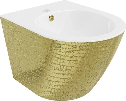 Pakabinama bidė Mexen Lena, White/Gold pattern