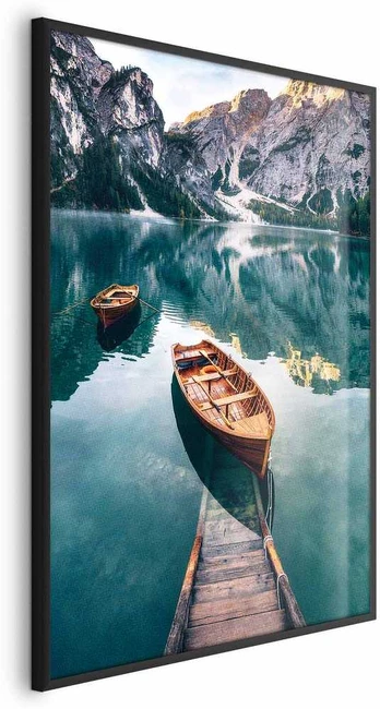 Artgeist Plakatas - Boats in the Dolomites