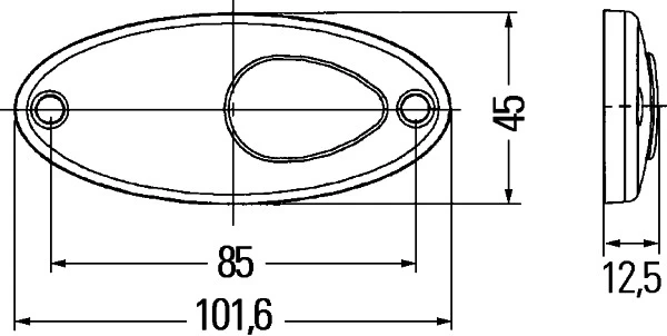Gabaritų žibintai HELLA 2PG964 295-111
