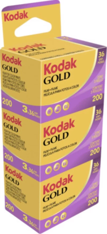 Kodak film Gold 200/36x3