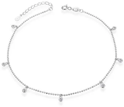 Agato Fine sidabrinis bracelet with zircons AGB772/21