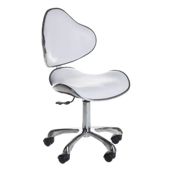 Meistro kėdutė COSMETIC BEAUTY STOOL PRACTIC PAR WHITE