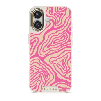 Pink Shores - iPhone 16 Plus Case, Elite Light (MagSafe) / Gold