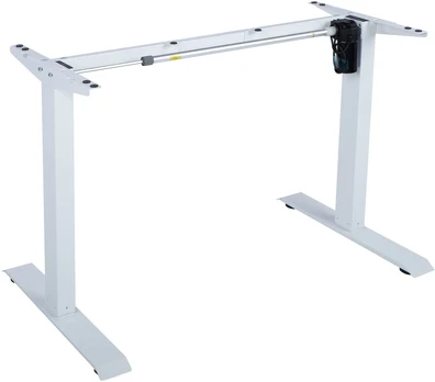 Home4You Table leg ERGO with 1 motor, baltas