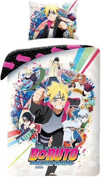 MCU Boruto Sengetøj Next Generations 140 x 200 - 100 procent bomuld