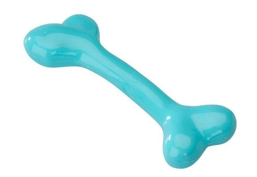 EBI Žaislas Rubber Bone Žydra/Mięta S 14.75cm