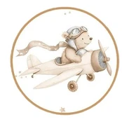 Bedding set - 6 parts - 120/90/360 -FLYING TEDDY BEAR