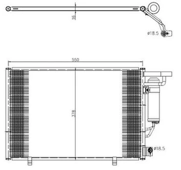 NRF NRF 350456 Air conditioning condenser
