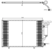 NRF NRF 350456 Air conditioning condenser kaina