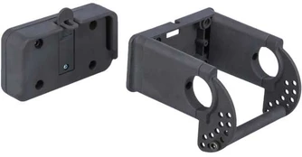 TRIXIE Universal bracket for Front Bicycle Basket, Bar mount, Juodas
