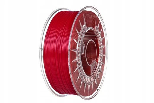 Filamentas Devil Design PLA 1,75 mm 1kg – ryškiai raudonas}