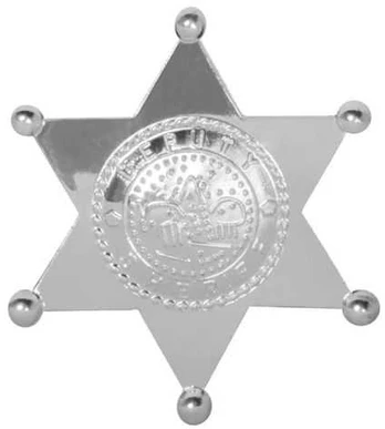 Boland Party Partners B.V. Sheriffstjerne, sølv