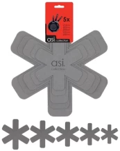 Virtuvinis padėkliukas Asi Collection Pan Protective Kit, pilka, 5 vnt. kaina