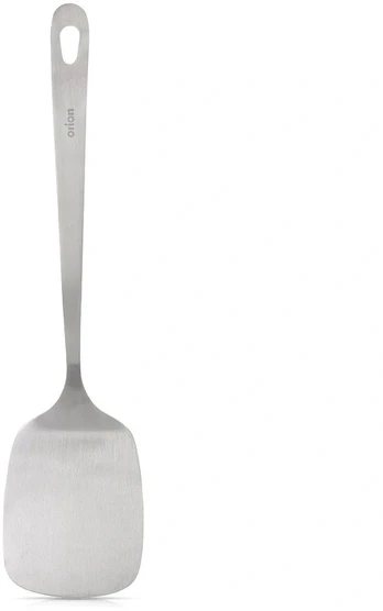 Virtuvinė mentelė iš nerūdijančiojo plieno, sidabrinė, 32 cm