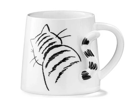 Gertuvė Uodegos puodelis CAT 3D
