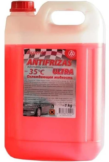 Aušinimo skystis(antifrizas-35C)raudonas5kg ULTRA