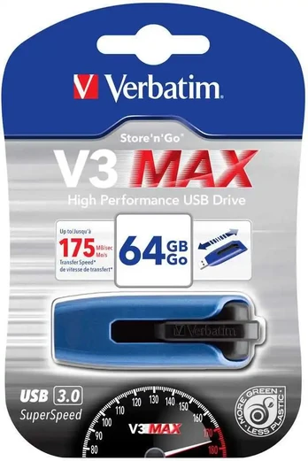64GB V3 Max USB 3.2 Blue