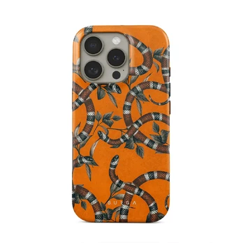Bitter Apricot - Snake iPhone 16 Pro Max Case, Tough (MagSafe) / N/A