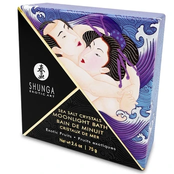 SHUNGA - Egzotinė purpurinė vonios druska 75g