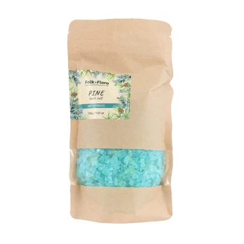 FOLK & FLORA PINE ANTI-STRESS vonios druska, 500 g
