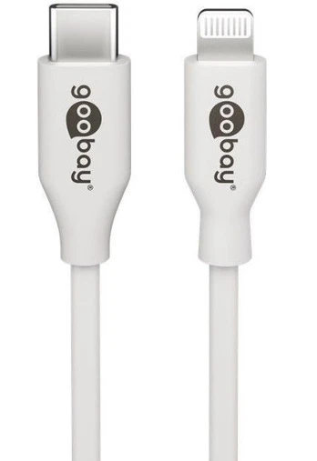 Kabelis Goobay 39448 Lightning - USB-C USB charging and sync cable, 2 m