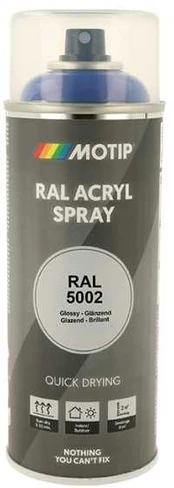 Motip Ral 5002 high gloss ultramarine mėlynas