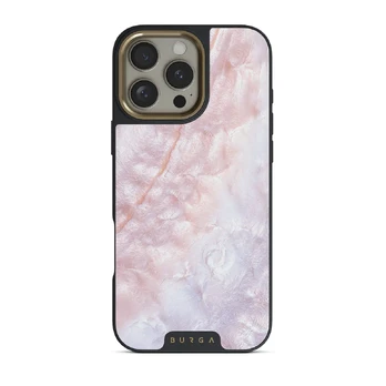 Mermaid Crown - Sea Shell iPhone 16 Pro Max Case, Elite Dark (MagSafe) / Gold