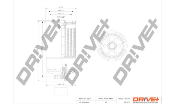 Kuro filtras Dr!ve+ DP1110.13.0124