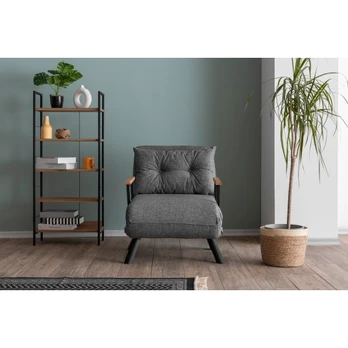 1 sėdynės sofa-lova Sando Single - Light Pilkas