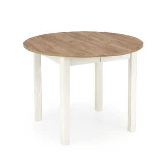 RINGO table, craft oak / baltas