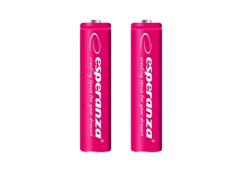 Esperanza Akumuliatorius raudona AAA / R03 1000mAh 2 vnt.