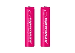 Esperanza Akumuliatorius raudona AAA / R03 1000mAh 2 vnt. kaina