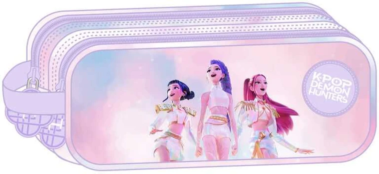 Safta Demon Hunters Kpop Artist double pencil case