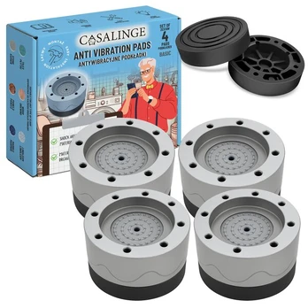 Skalbimo mašinos antivibracinės pagalvėlės BASIC Casalinge, 4 vnt., 70x40