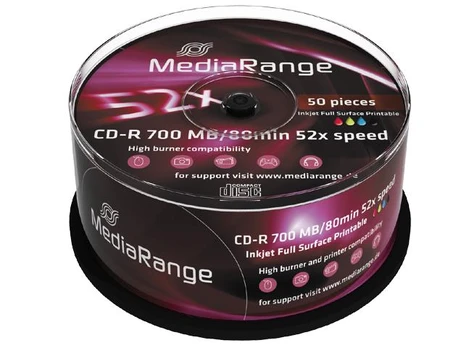 MediaRange CD-R 700 MB 52x 50 vnt (MR208)