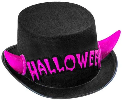 Skrybėlė Halloween su ragais