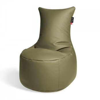 Sėdmaišis Qubo™ Muff, dirbtinė oda, žalias