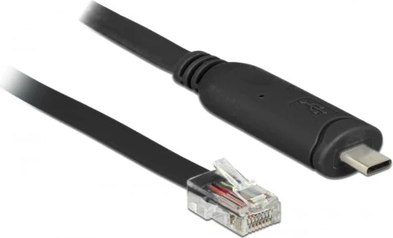 Adapteris USB Delock DELOCK Adapteris USB2.0/C St > Seriell RS232 RJ45 St 2.0m schw
