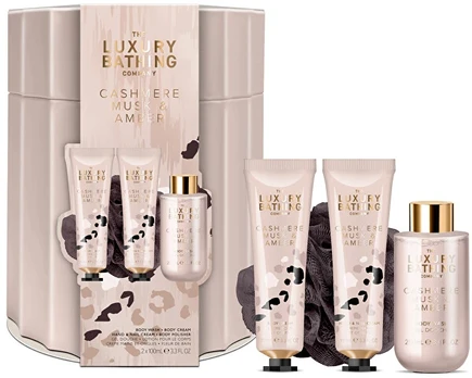Grace Cole Gift set in a tin box Cashmere, Musk & Amber 4 pcs
