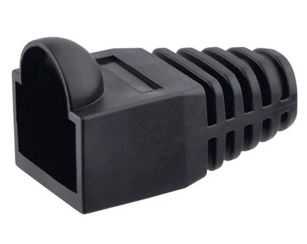 RJ45 jungčių apsauga, juodos sp, 20 vnt.