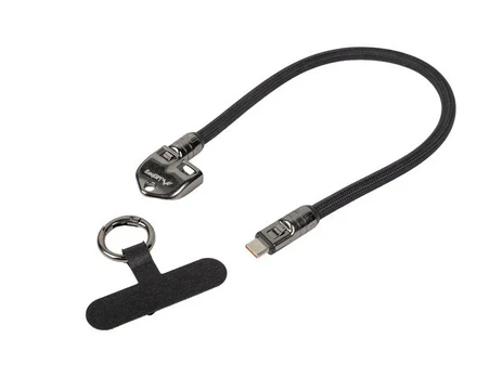 USB-C M/M kabelis 0,3M 240W, juodas
